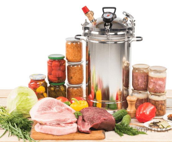 Автоклав-коптильня Homa и продукты